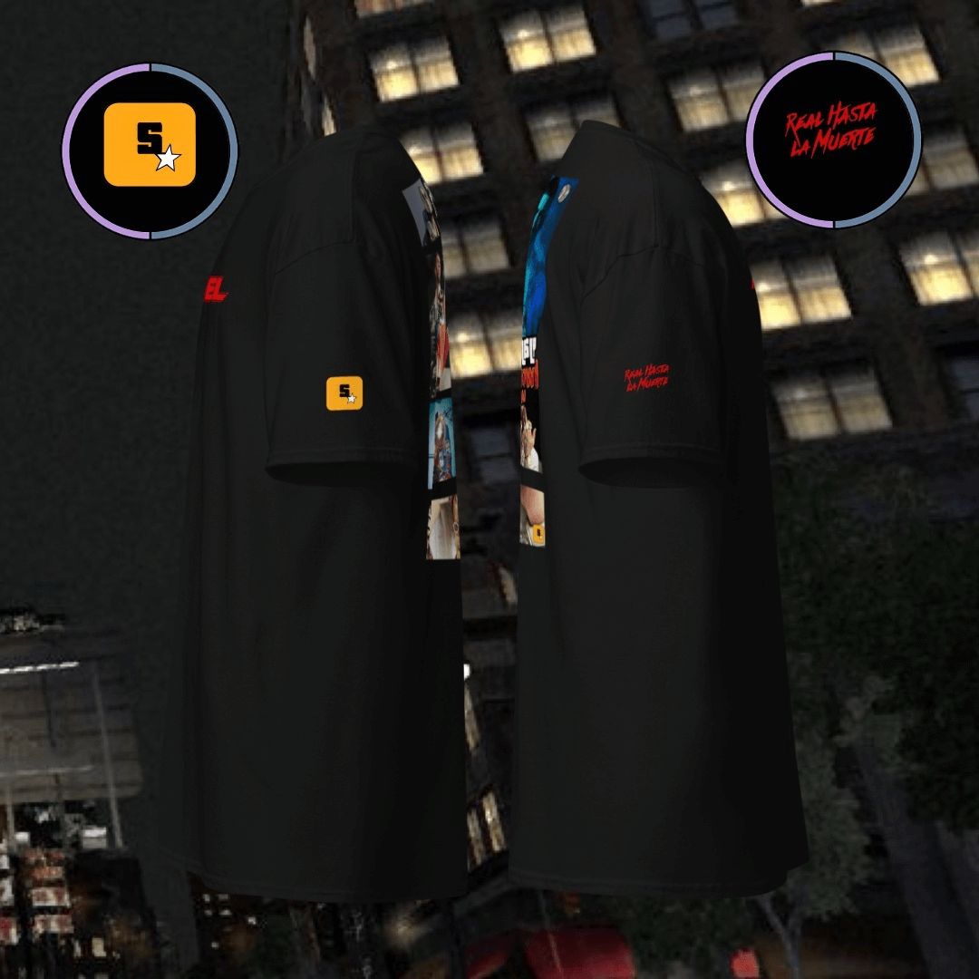 Camiseta LevelUp Anuel Edition
Camiseta de manga corta
Cuello redondo de 4 capas Cubrecosturas reforzado en cuello y hombros
Costuras laterales.
100% algodón 
punto liso
190 g/m²
ENVÍO DE Soundsly Soundsly camiseta de manga corta reggaeton