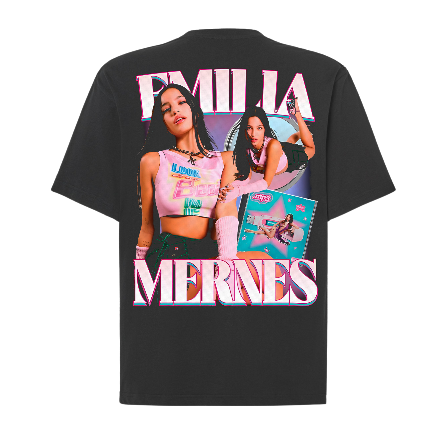 Camiseta Emilia Collage – Estilo Oversize Unisex | Inspirada en su Tour