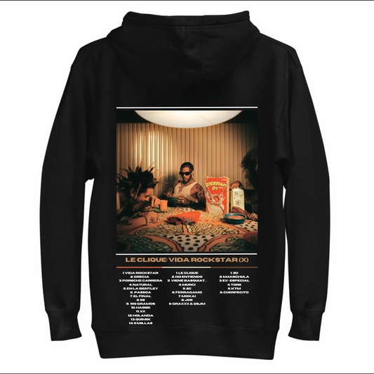 sudadera le clique: vida rockstar (x)