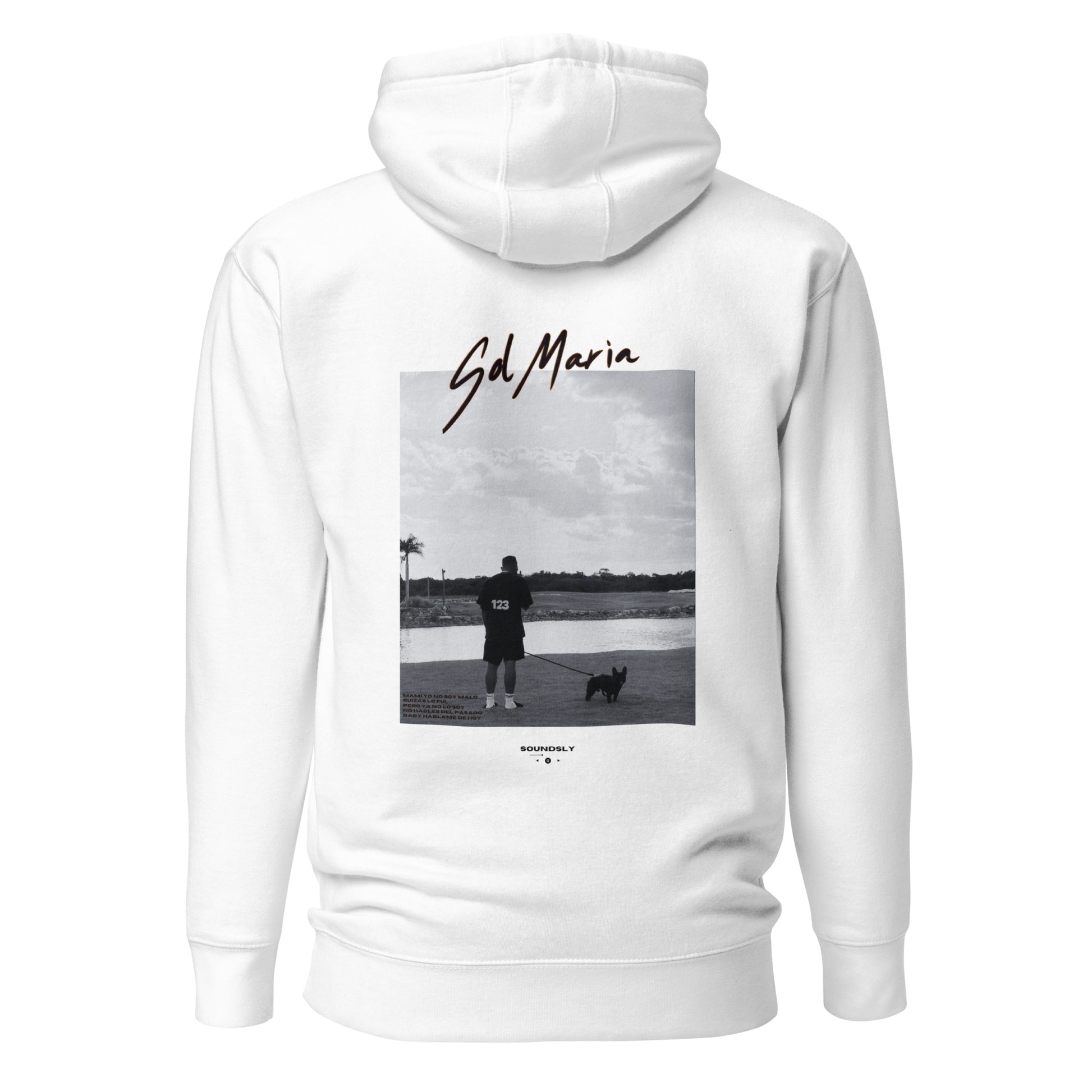 Sudadera Eladio CarriónENVÍO DE 3 A 8 DIAS• Exterior 100% algodón
• 65% algodón hilado en anillos, 35% poliéster
• Bolsillo frontal
• Parche del mismo tejido en la parte trasera
• Cordón pSoundslySoundsly Sudadera Eladio Carrió