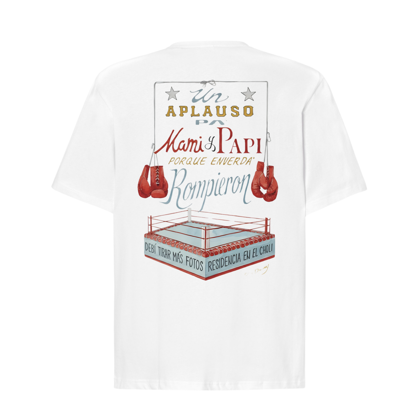 Camiseta "RESIDENCIA EN EL CHOLI" - Bad Bunny DTMF