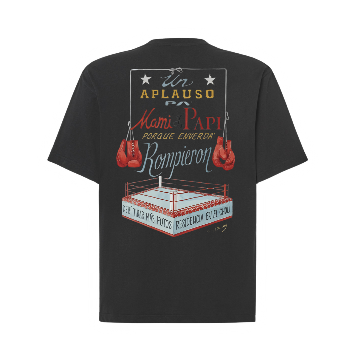 Camiseta "RESIDENCIA EN EL CHOLI" - Bad Bunny DTMF