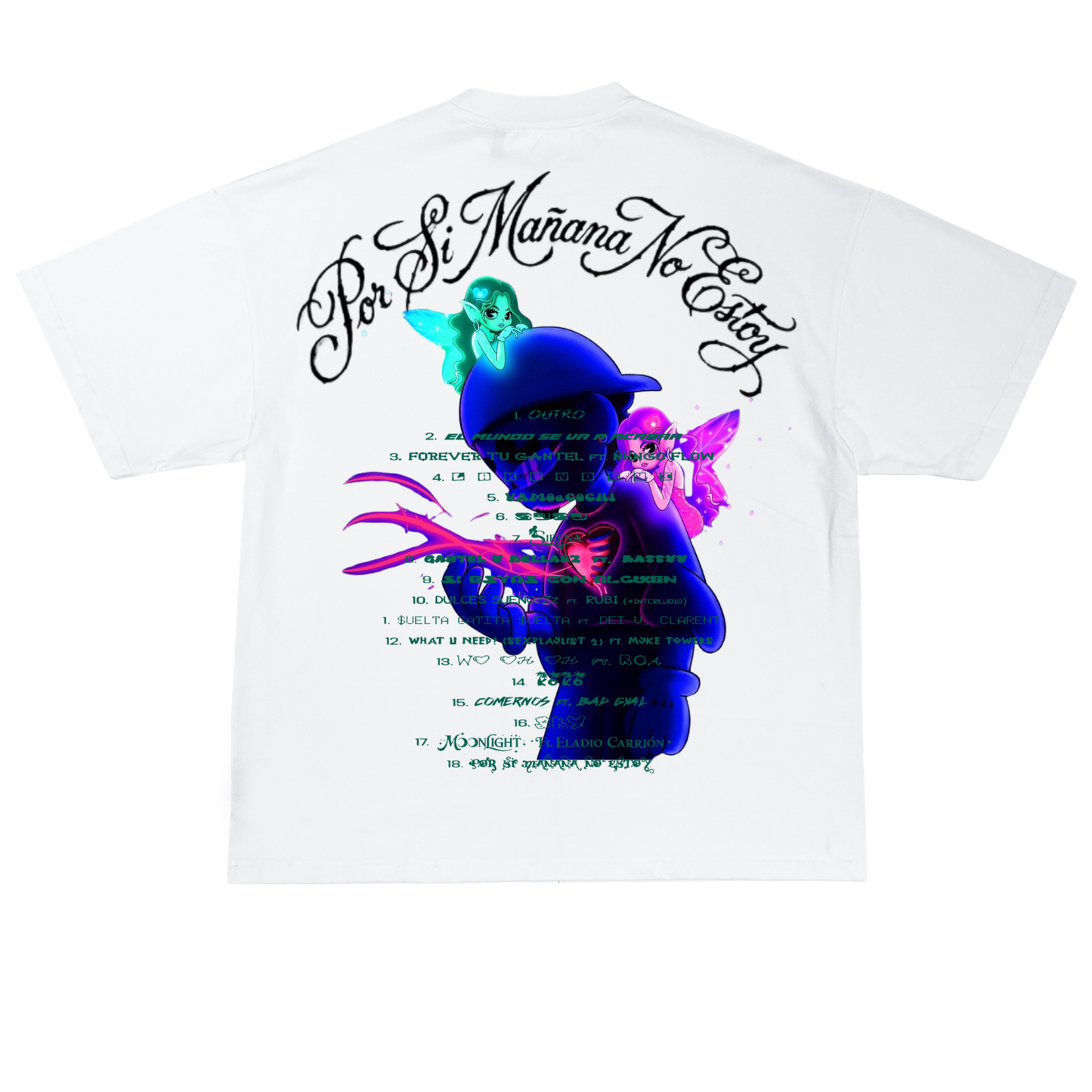 Camiseta Omar Courtz "POR SI MAÑANA NO ESTOY" - Tracklist Edition