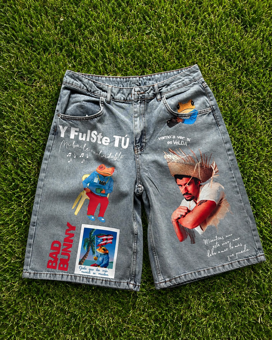 Pantalon corto Bad Bunny Custom